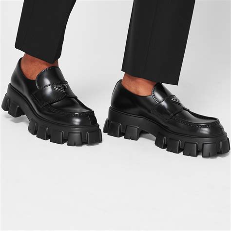 are prada monolith loafers comfortable|prada monolith loafers sale.